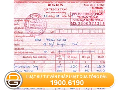 Hỏi về nội dung trên hóa đơn khi lập