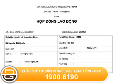 Vấn đề hứa ký kết hợp đồng lao động